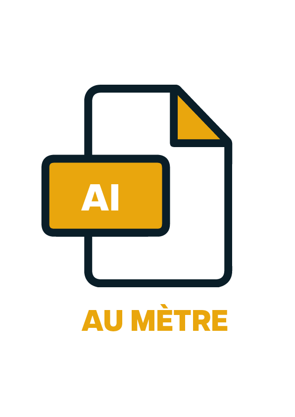 Pictogramme gabarit AI au mètre