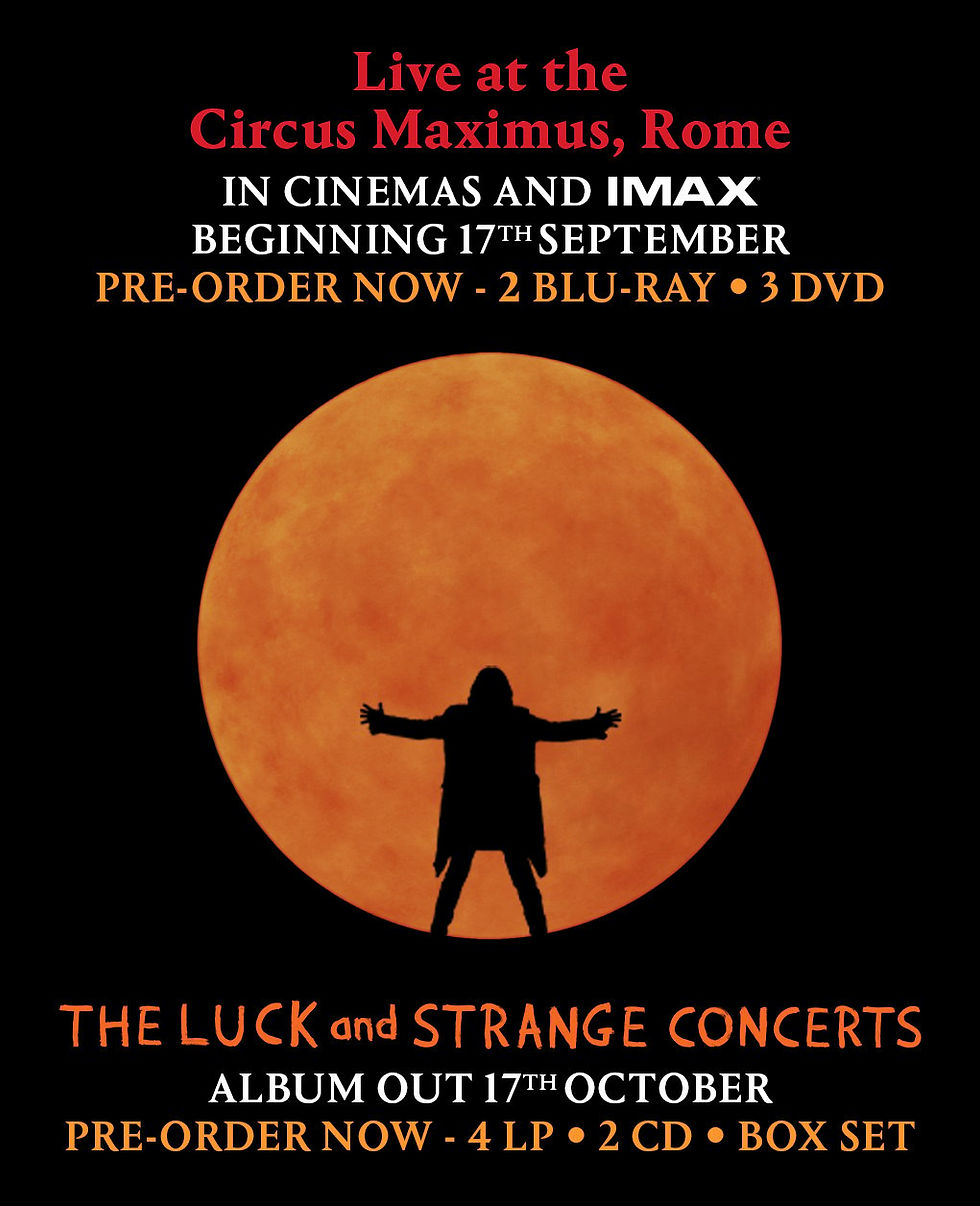 David Gilmour Announces New Live Album and Concert Film 2025 – The Luck and Strange & Circus Maximus