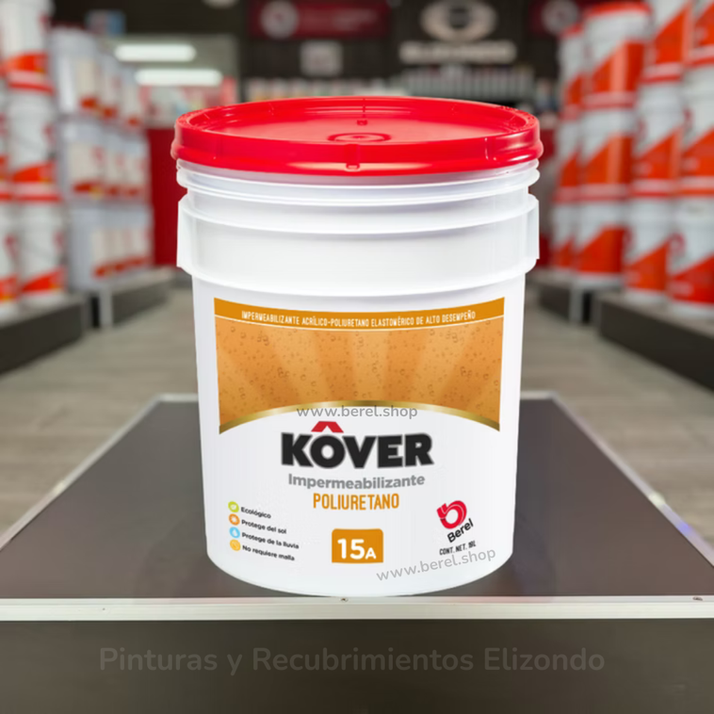 IMPERMEABILIZANTE KOVER 15 AÑOS HÍBRIDO