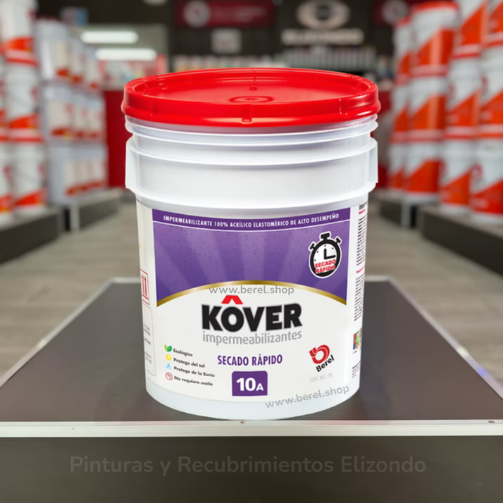 IMPERMEABILIZANTE KOVER 10 AÑOS SECADO RÁPIDO