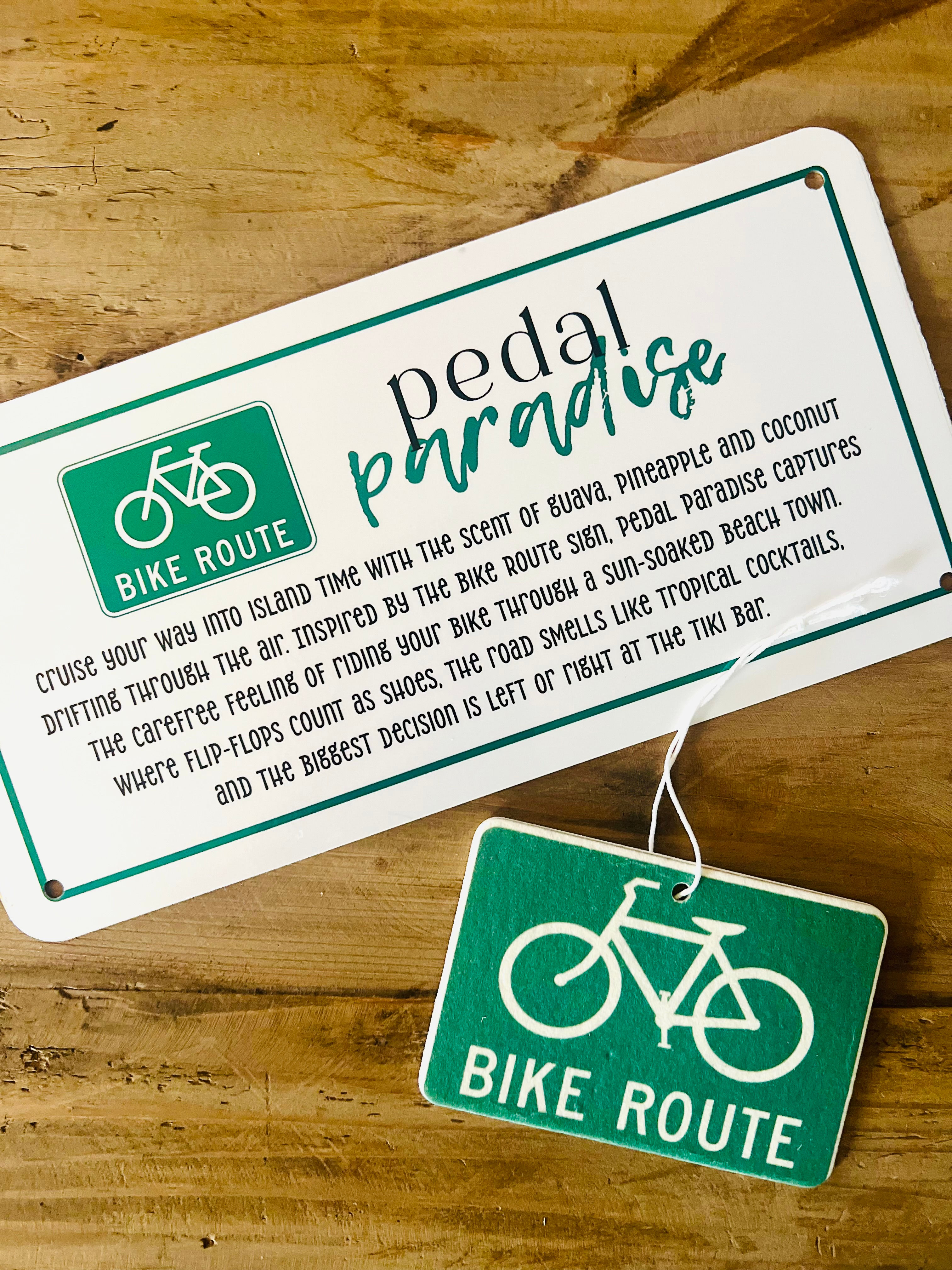 "Pedal Paradise" Auto Air Freshener