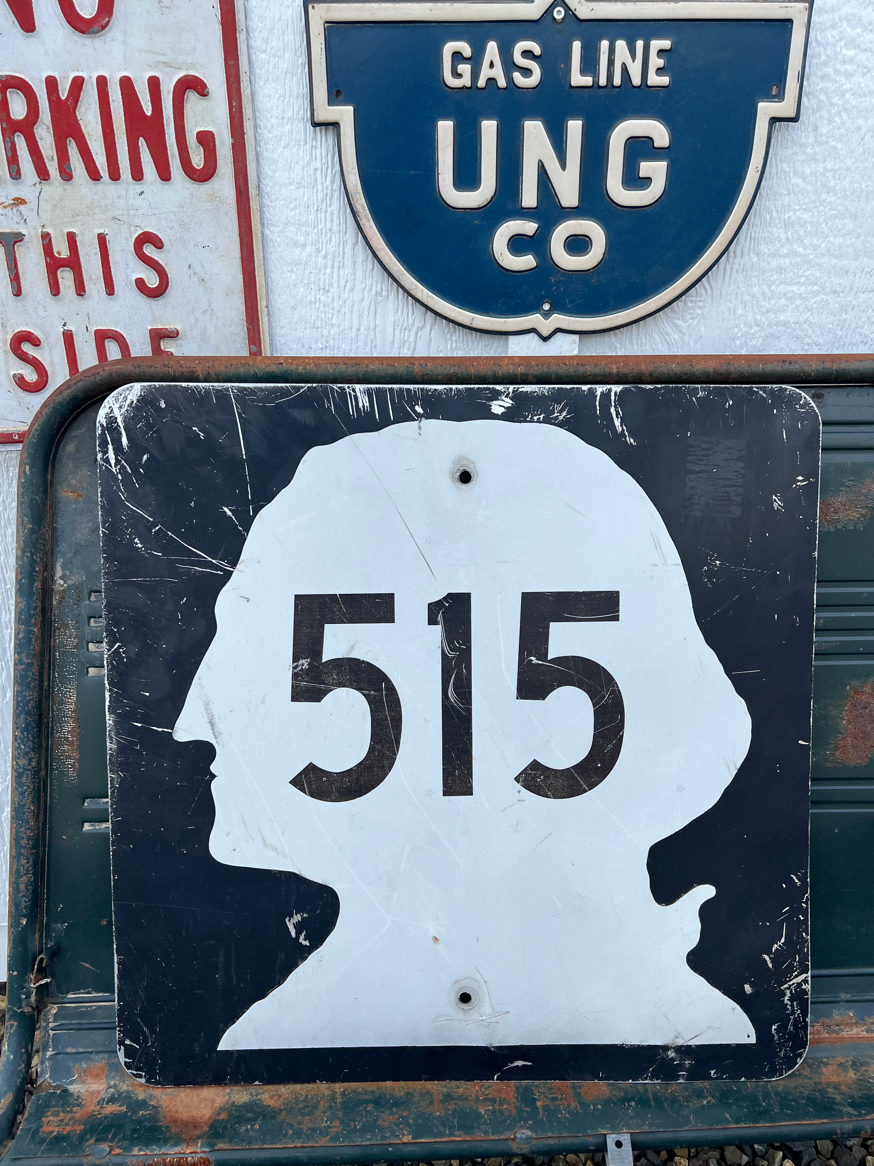 "Washington 515" Salvage Sign