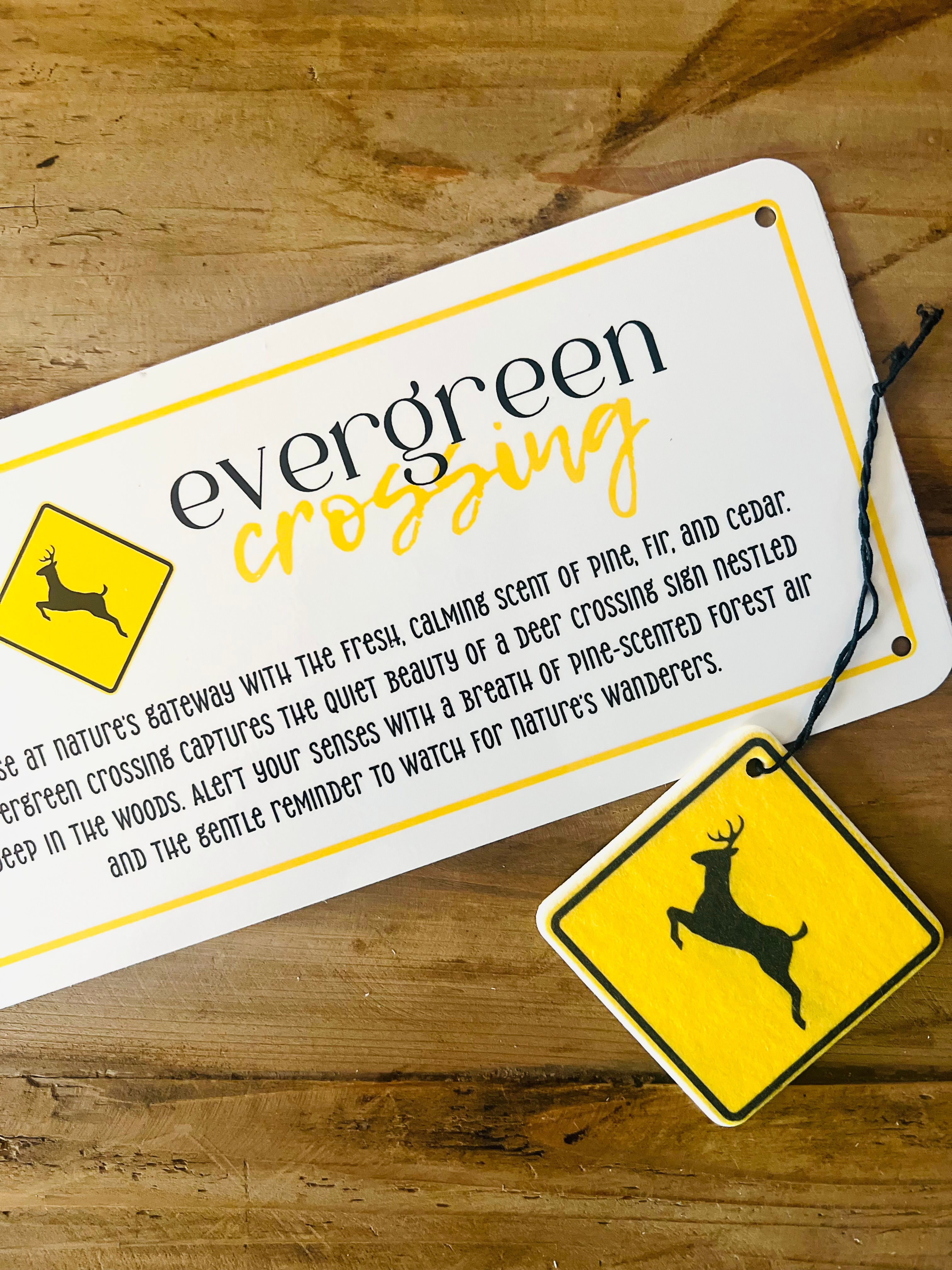 "Evergreen Crossing" Auto Air Freshener