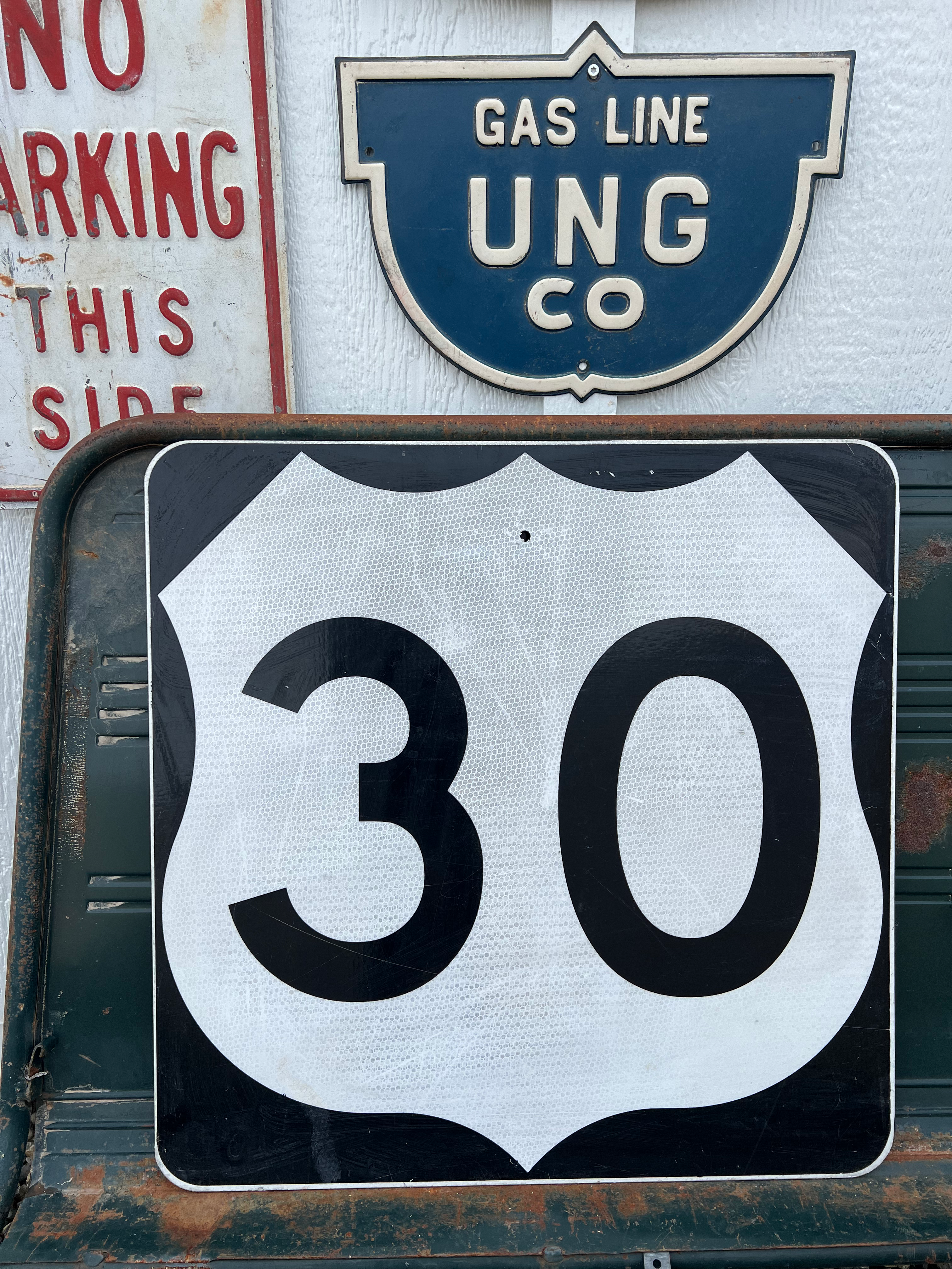 "Idaho 30" Salvage Sign