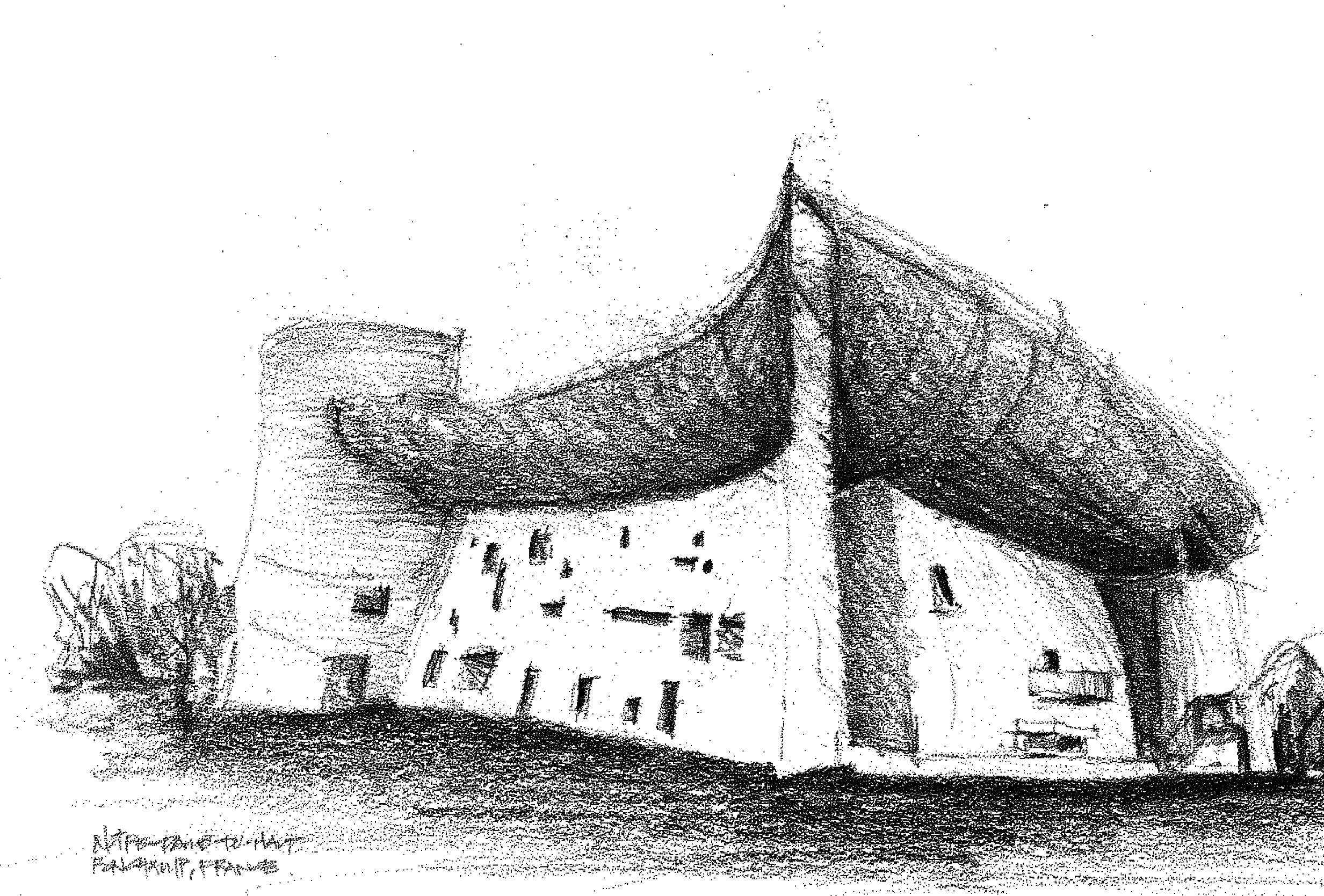 notre dame de haut architectural diagrams notre dame de haut architectural diagrams