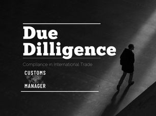 Due Diligence for Trade Compliance: Best Practices