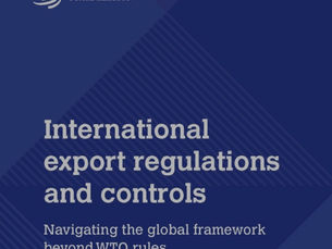 WTO: Download Book - Export Control rules worldwide analysed.