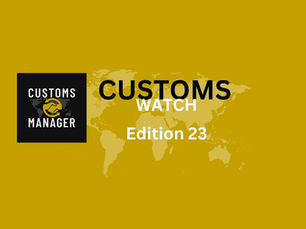 The Customs Watch - Edition 23 - 2024