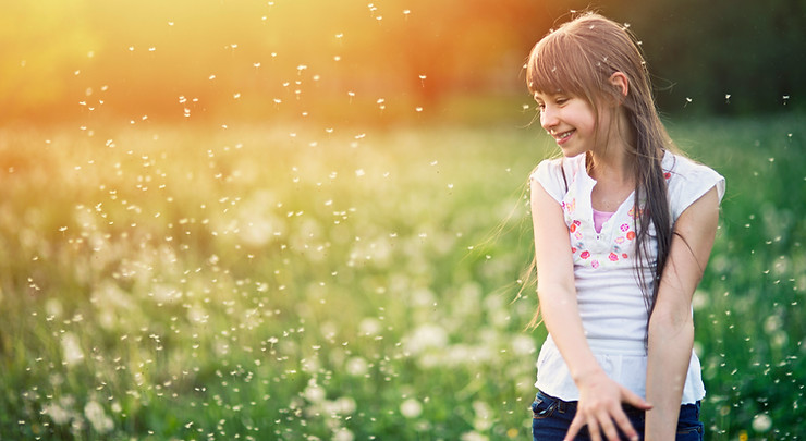 Girl in the Fields