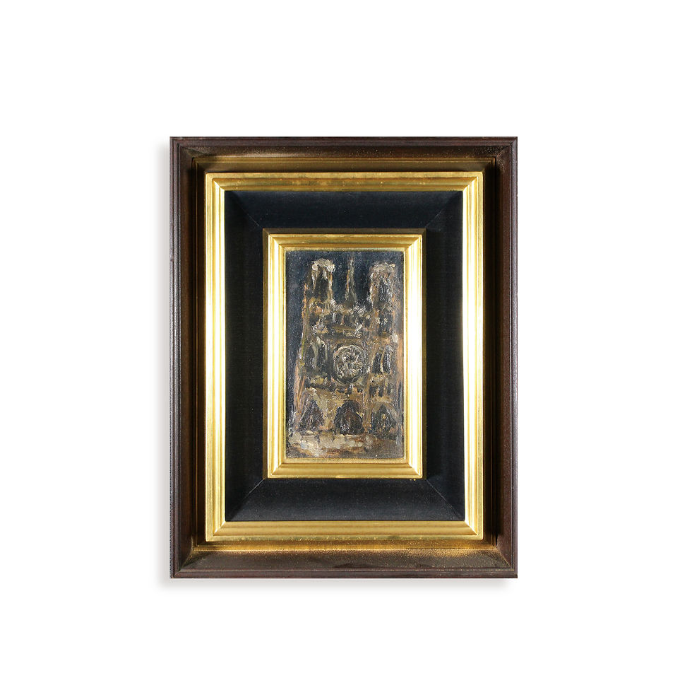 画家　田中正　北岳　杖立峠にて　1996年　三越　個展出品作　額入　茱萸の舎 YASAKA GALLERY / 弥栄画廊