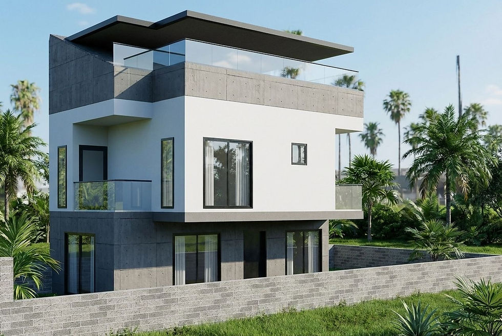 Mavişehir Villa Yan Cephe