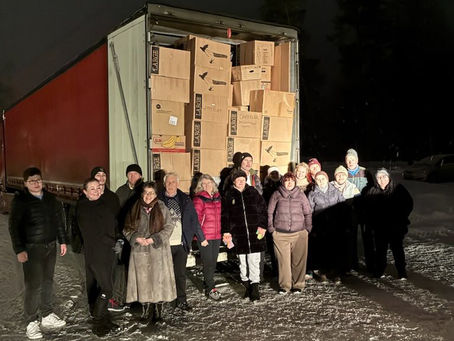 Nye trailere på veg til Ternopil.
