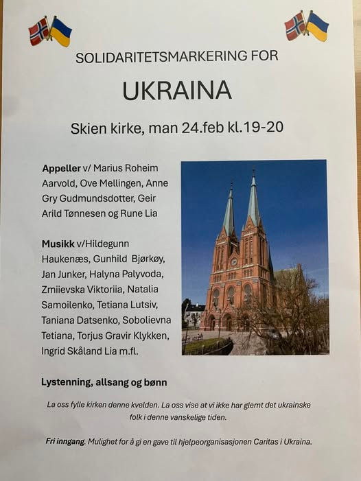Markering i Skien Kirke