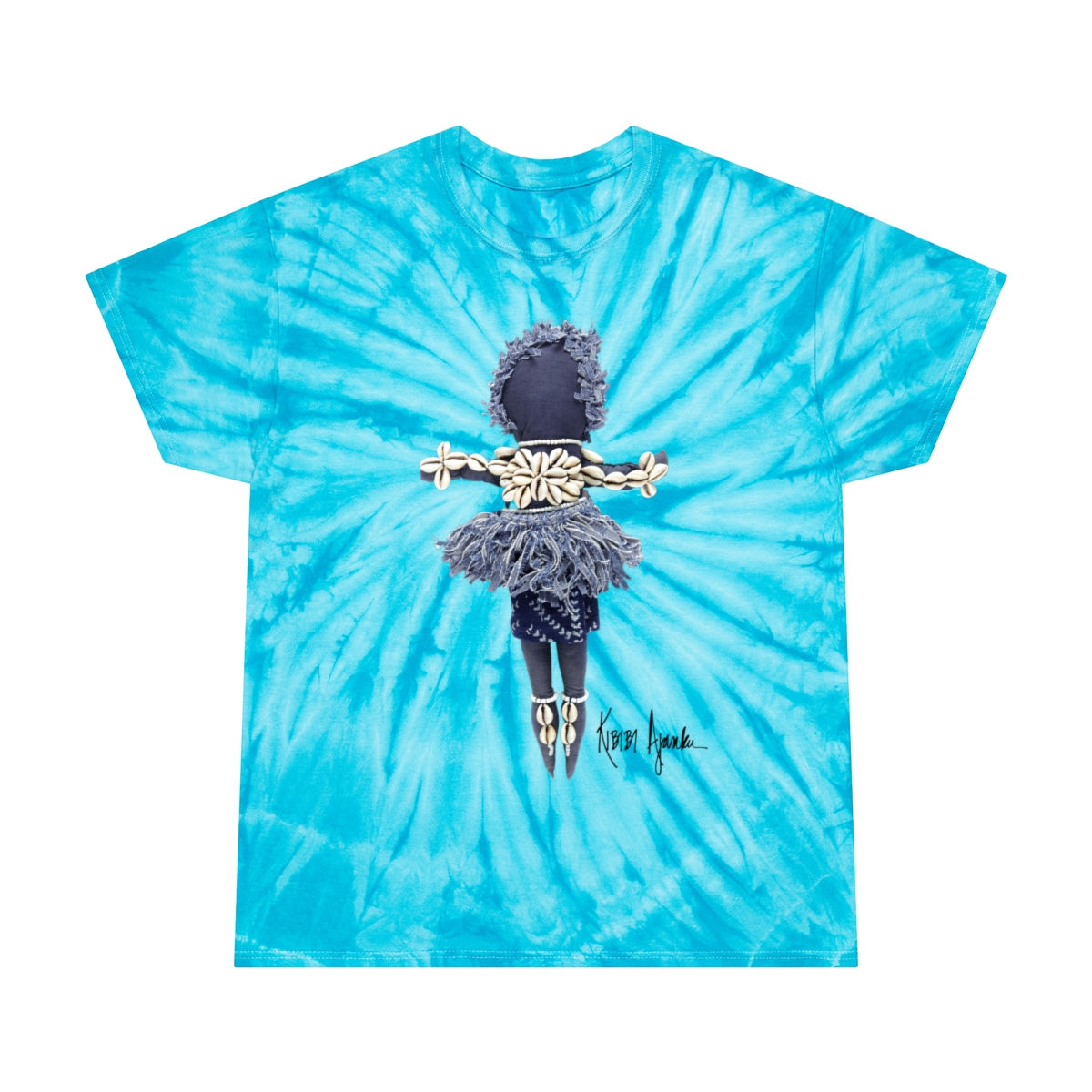 Indigo Magic AfroArt Doll Tee with Artwork by Kibibi Ajanku