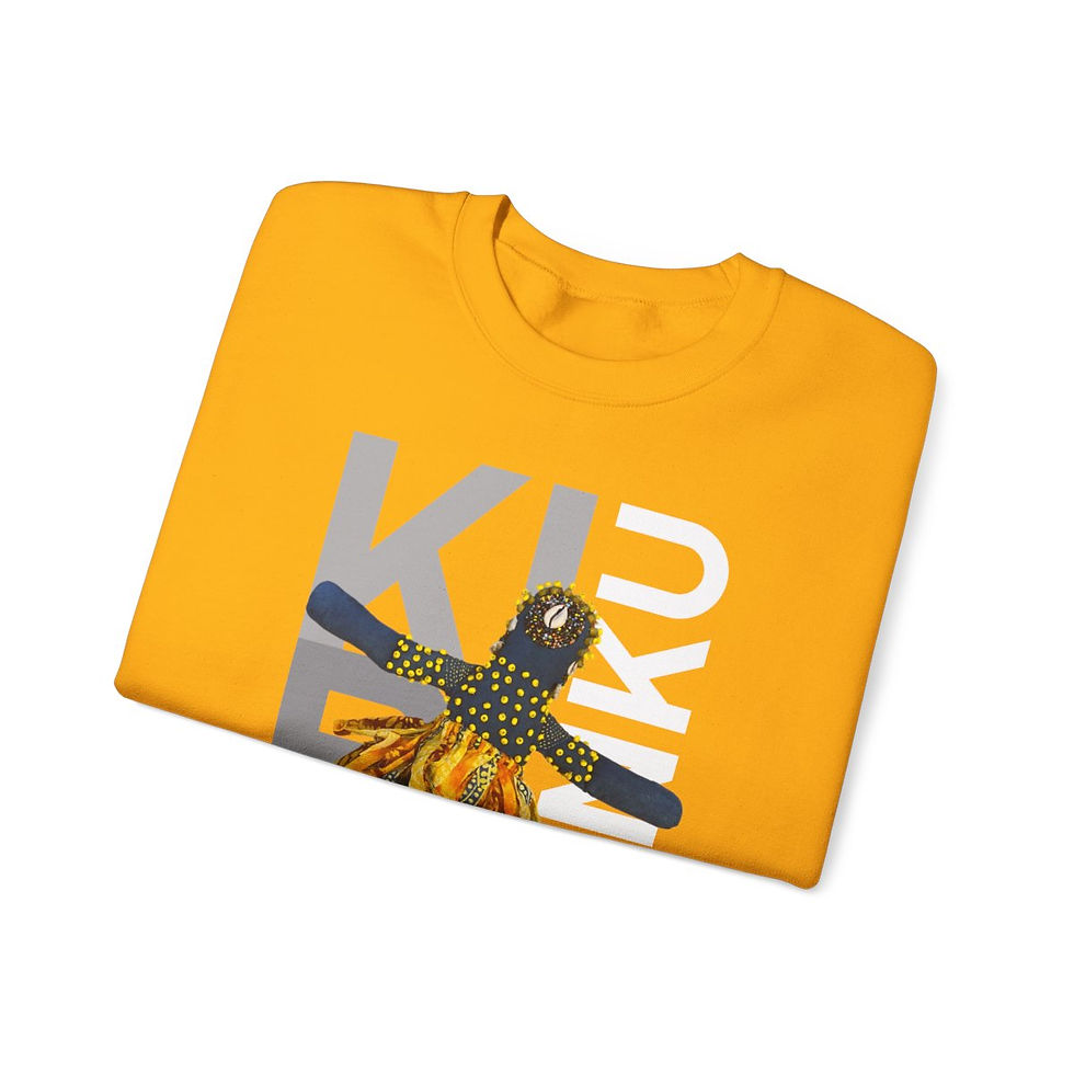 Thumbnail: Solar Return AfroArt Doll Sweatshirt with artwork by Kibibi Ajanku