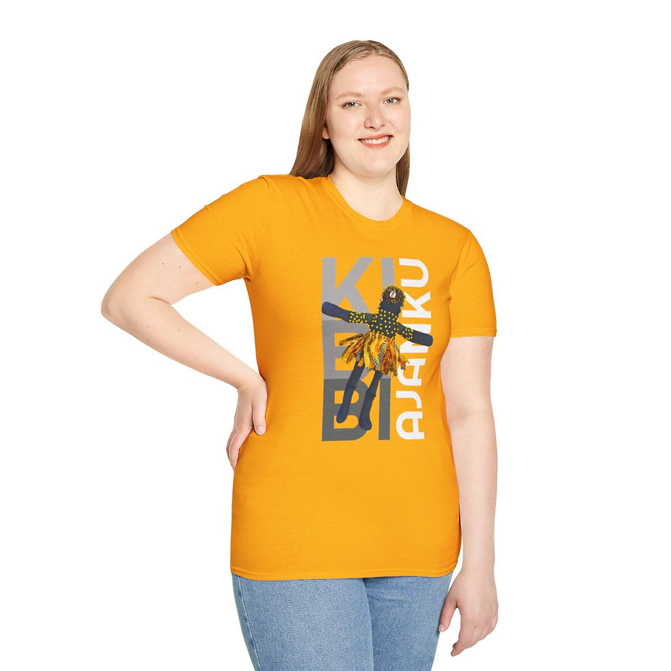 Thumbnail: Solar Return AfroArt Doll Tee with artwork by Kibibi Ajanku