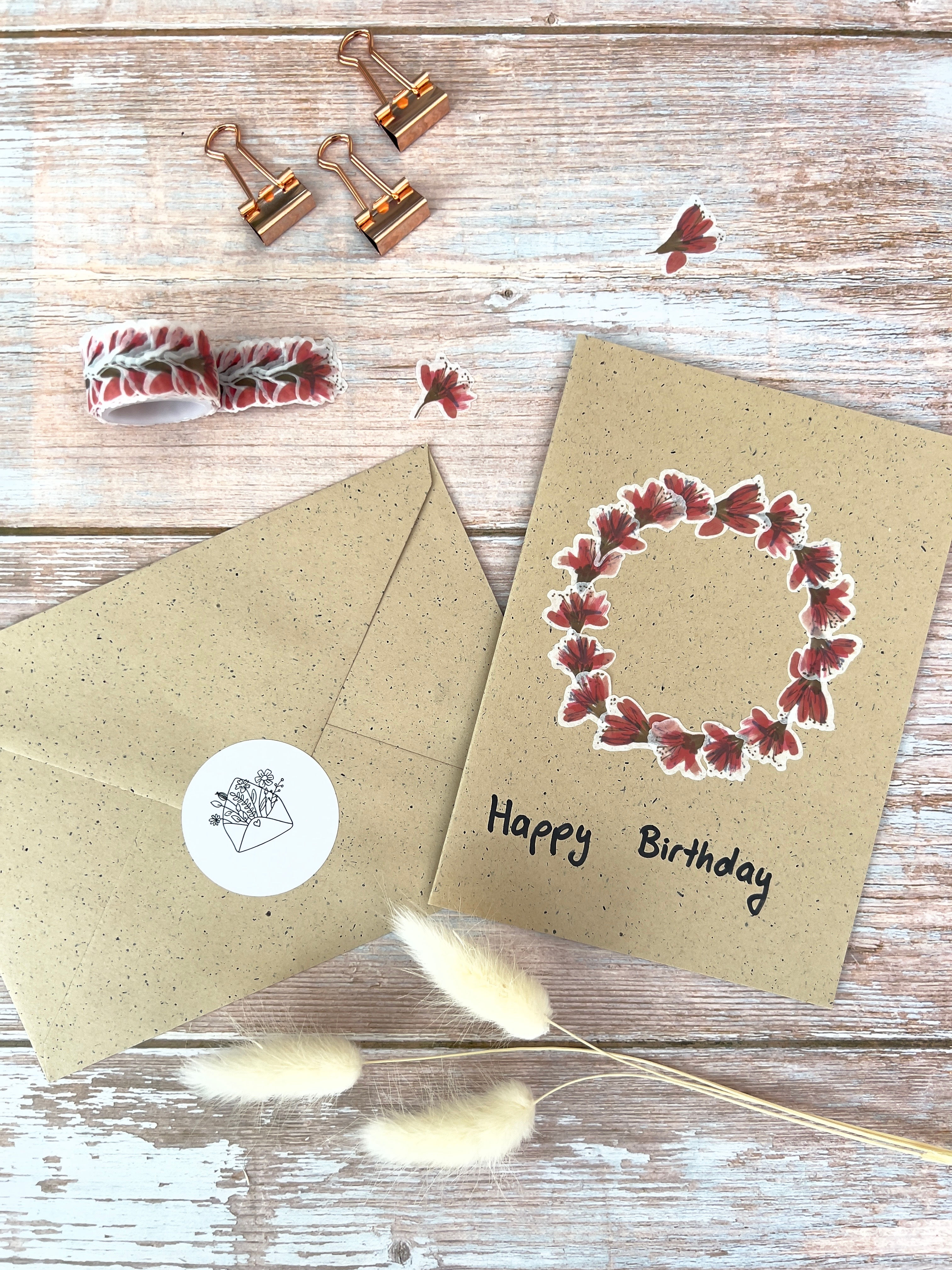 Washi Sticker Kirschblüten 200 Stück