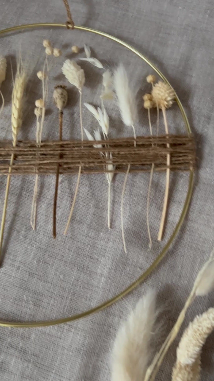 Miniaturbild: Trockenblumenring Trockenblumenstrauss