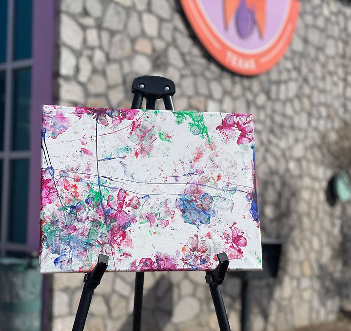 'Paws on your Heart' on Canvas' 12 x 16 in