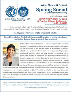 UN Association: May 4, 2016
