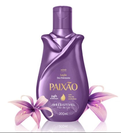 Paixão Deo Hidratante Corporal Irresistível Flor-de-Lis 200 ml