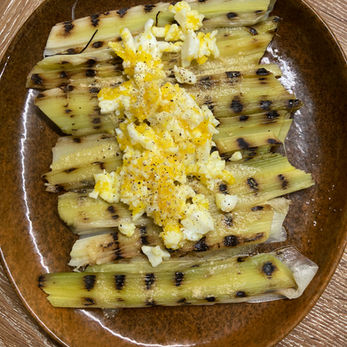 Poireaux grillé vinaigrette