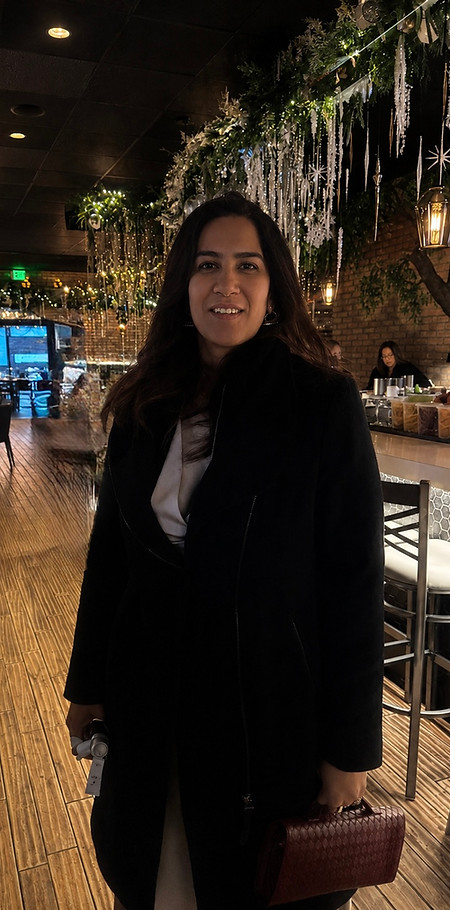 Keerat, owner of Graze Delights NJ, at a charcuterie catering event in Marlboro NJ