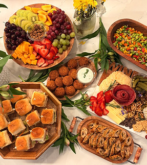 South Asian fusion charcuterie spread with samosas and chutneys for Diwali and desi celebrations