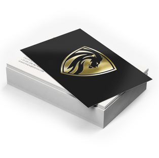 Specialty Matte Laminated + Gold/Silver Foil Business Cards NYC