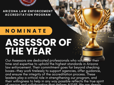 Now Accepting Nominations: Assessor of the Year!