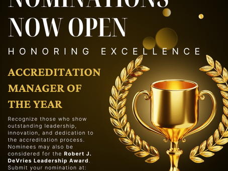 Nominate an Accreditation Manager!