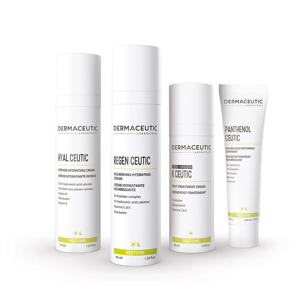 Dermaceutic skincare products