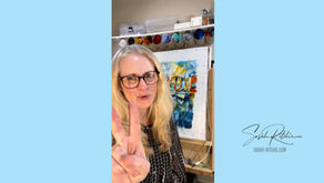 The layering of fibre art