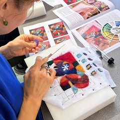 Sarah Ritchie needle-felting workshop