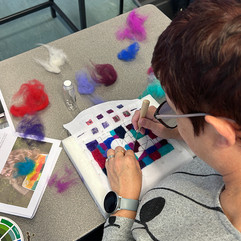 Sarah Ritchie needle-felting workshop