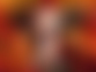 ‘The Watchers Mini Series – Cow’ needle-felted fibre painting by Sarah Ritchie