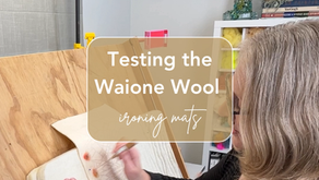 Testing wool pads as an alternative to foam for needle felting | Sarah Ritchie
