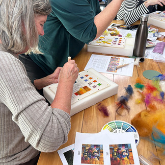 Sarah Ritchie needle-felting workshop Auckland New Zealand