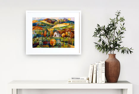 Sheep on a Thousand Hills III by Sarah Ritchie