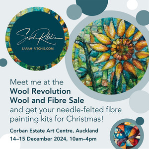 Meet Sarah Ritchie at the Wool Revolution Studio Wool and Fibre Sale, December 2024