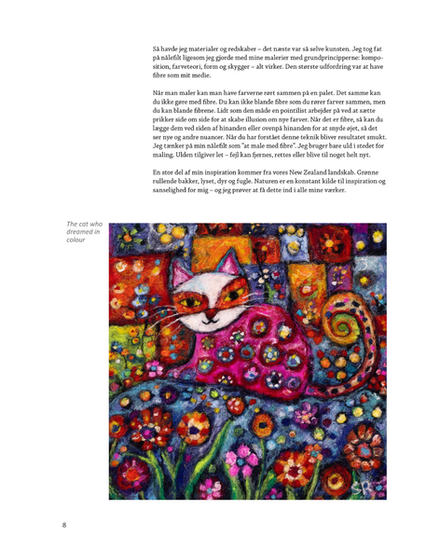 Sarah Ritchie featured in Grima magazine, Danish feltmakers association