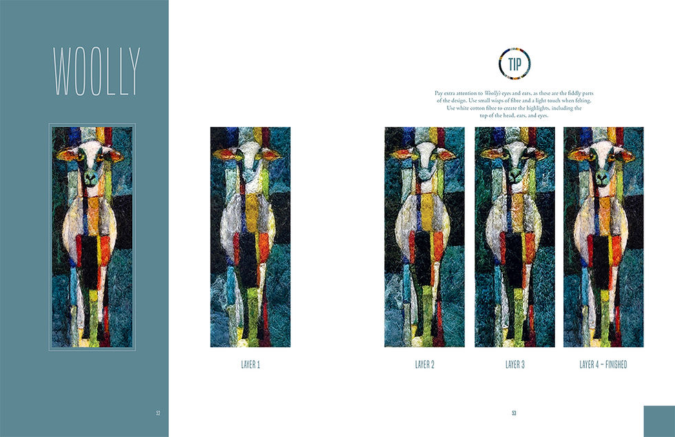 Thumbnail: ‘Needle-Felting with Sarah Ritchie 2: Bookmark Pattern Collection’, pdf