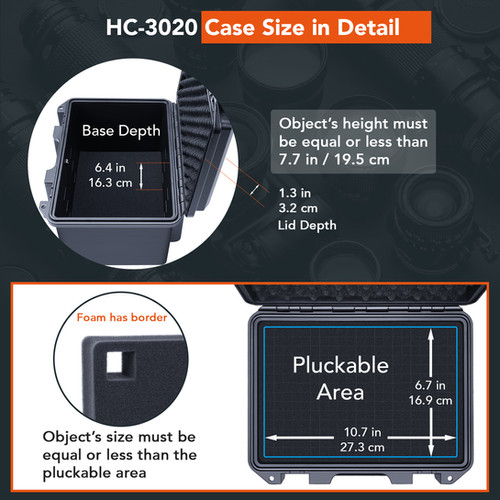 Lykus HC-3020 Waterproof Hard Case | Lykus