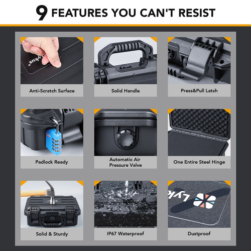 Lykus HC-2810 Waterproof Hard Case | Lykus