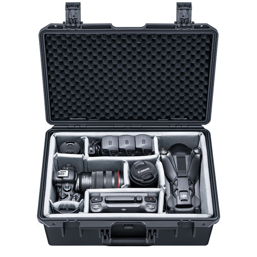 Lykus PVC2 Hard Case with Padded Dividers for Cameras, Lenses