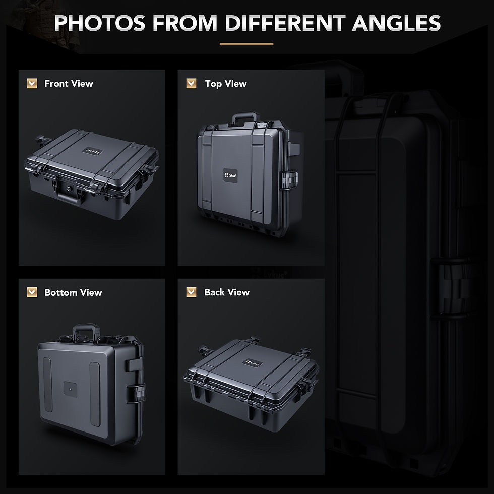 Thumbnail: Lykus HC-4620 Waterproof Hard Case