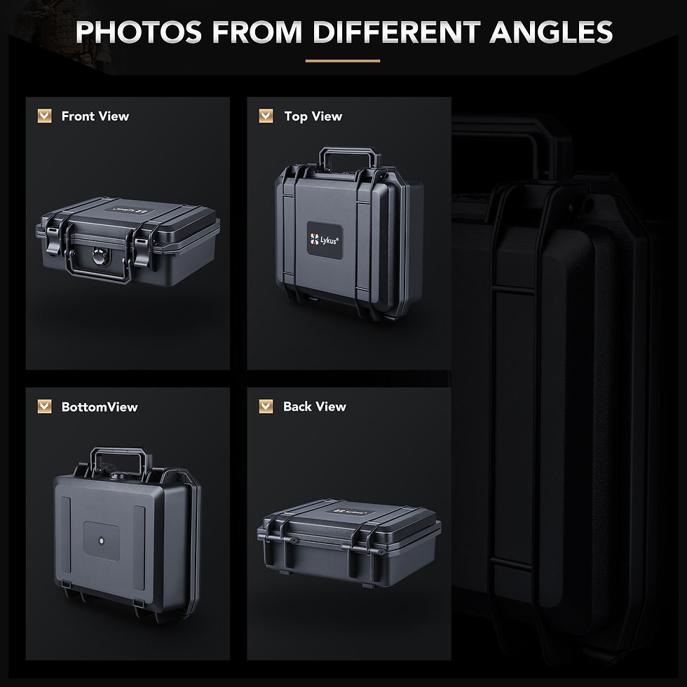 Thumbnail: Lykus HC-2710 Waterproof Hard Case