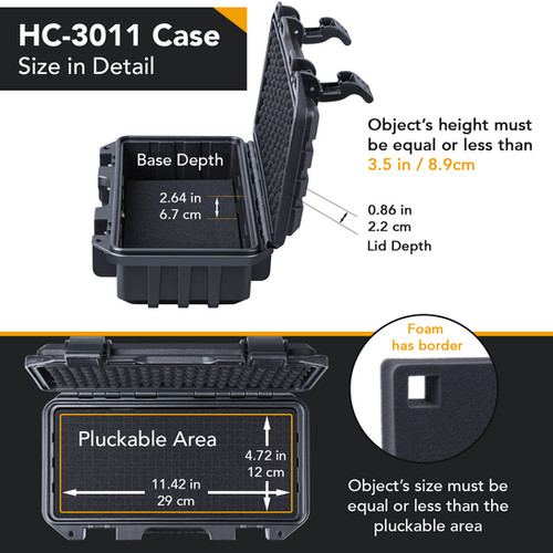 Lykus HC-3011 Waterproof Hard Case | Lykus