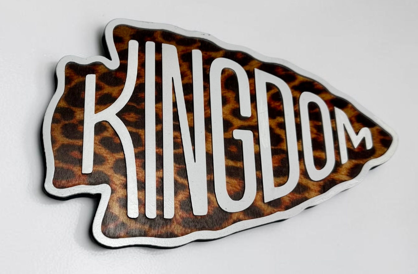 KC Chiefs Arrow with Sublimated pattern