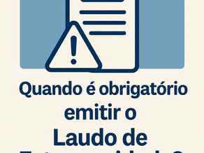 Quando é Obrigatório Emitir o Laudo de Estanqueidade?